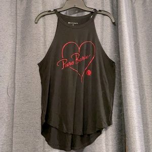 Pure Barre Halter Heart Tank